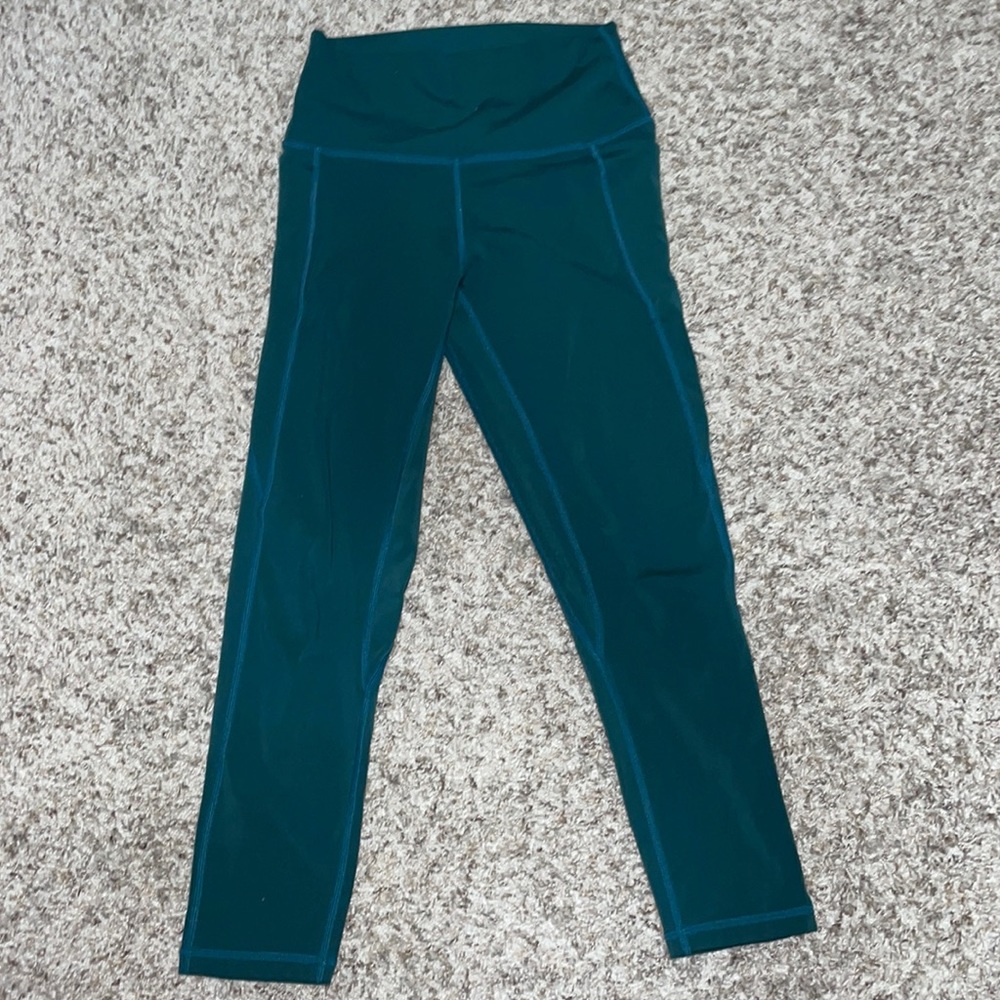 Senita Athletics - Shakti 7/8 Capris in Pacific Blue